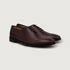 color swatch Director Wholecut Maroon Leather Shoes